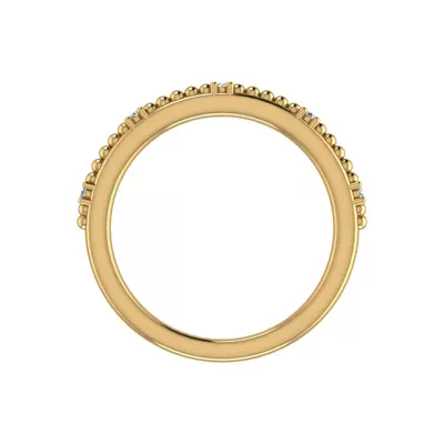 Ruby Bubble Diamond Band