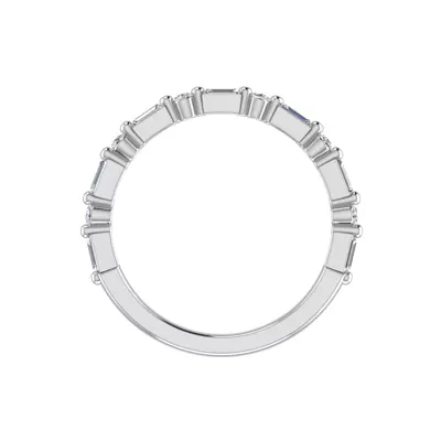 Orion Round And Baguette Diamond Band