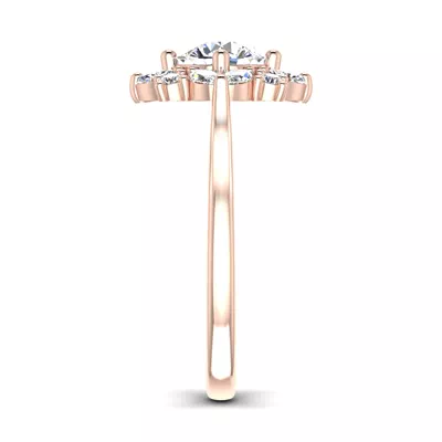 Samantha Marquise Halo Engagement Ring