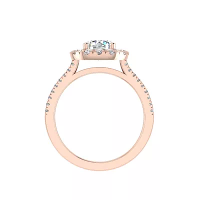 Piper Halo Engagement Ring