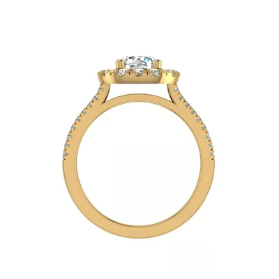 Piper Halo Engagement Ring