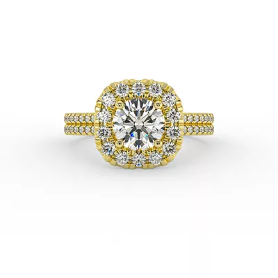 Piper Halo Engagement Ring