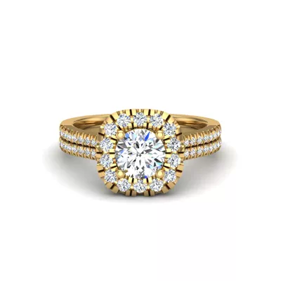 Piper Halo Engagement Ring