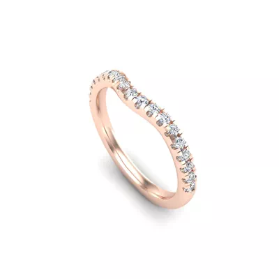 Rose Pave Band