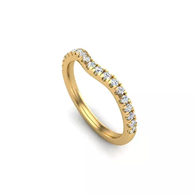 Rose Pave Band