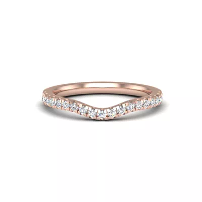 Mackenzie Curved Pave Band