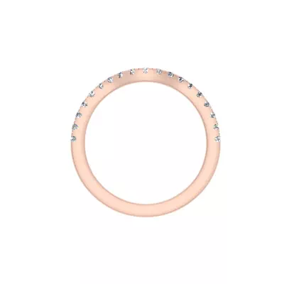 Mackenzie Curved Pave Band