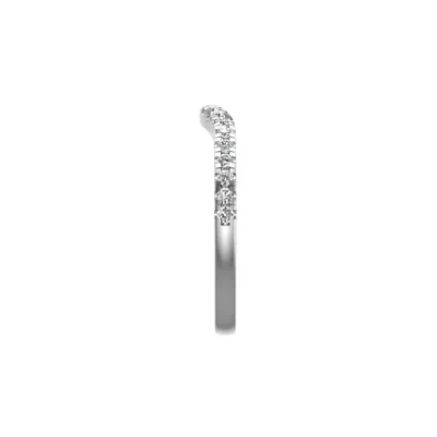 Mackenzie Curved Pave Band