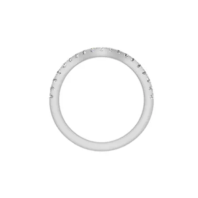 Mackenzie Curved Pave Band