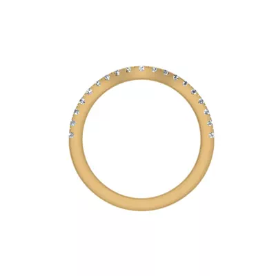 Mackenzie Curved Pave Band