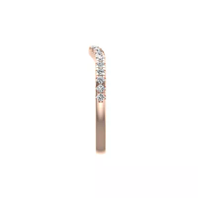 Olivia Knife Edge Pave Band