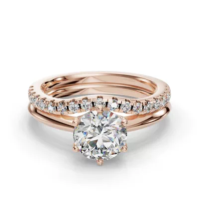 Olivia Knife Edge Pave Band