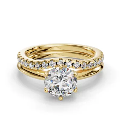 Olivia Knife Edge Pave Band
