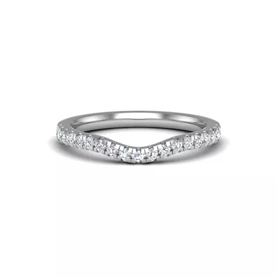 Olivia Knife Edge Pave Band