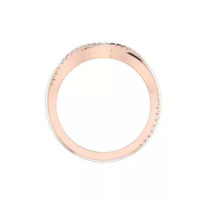 Emily Twisted Pave Band
