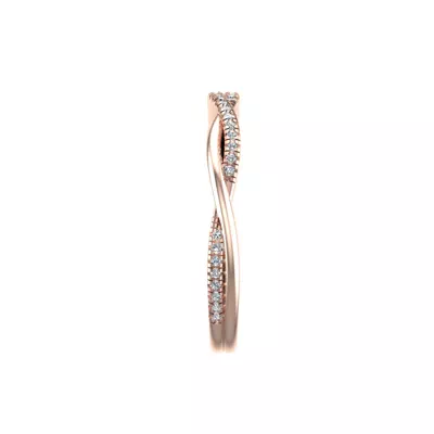 Emily Twisted Pave Band