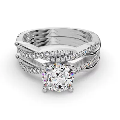 Emily Twisted Pave Band