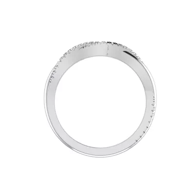 Emily Twisted Pave Band