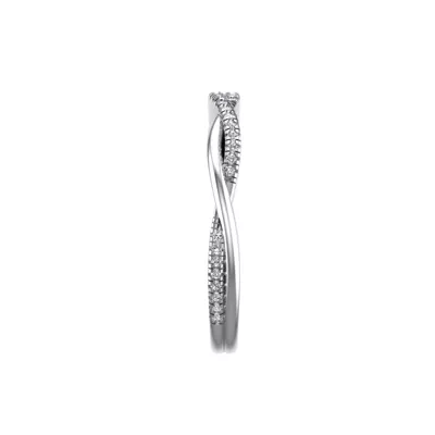 Emily Twisted Pave Band