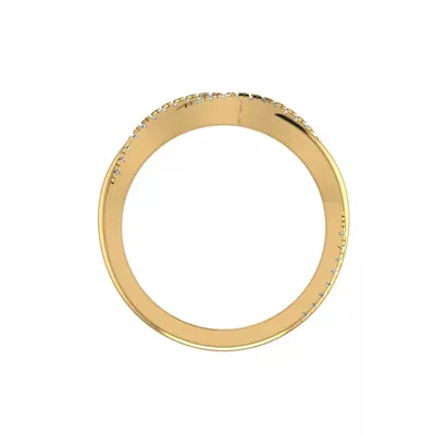 Emily Twisted Pave Band