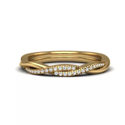 Emily Twisted Pave Band