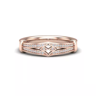 Georgia Art Deco Diamond Band