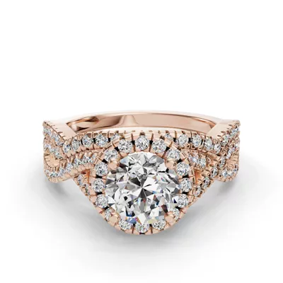 Zoey Curved Diamond Band