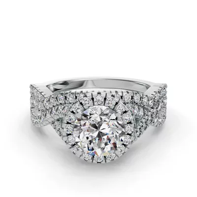 Zoey Curved Diamond Band