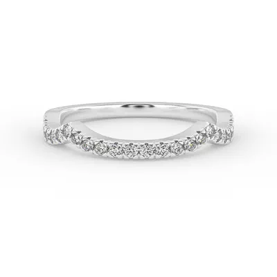 Zoey Curved Diamond Band