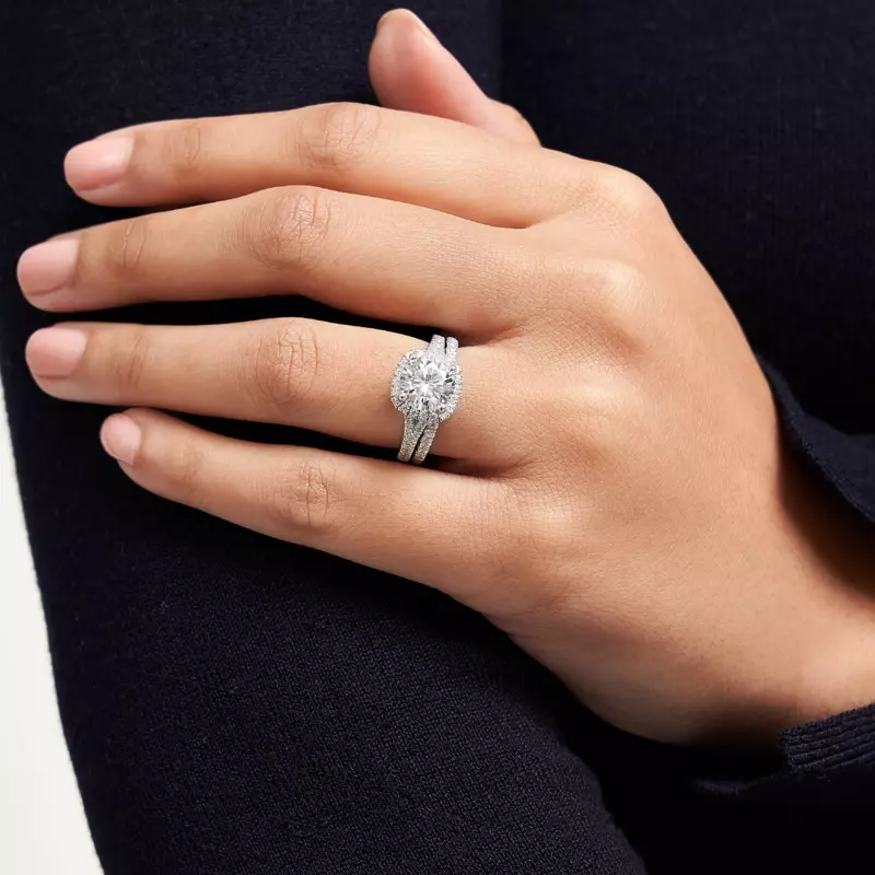 18K White Gold Grace Pave Band