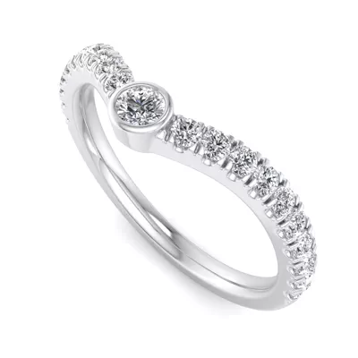 River Pave Band