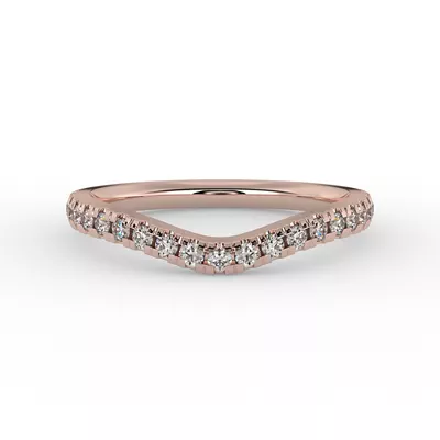 Noa Pavé Curved Band