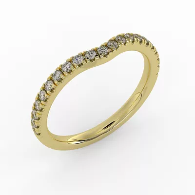 Summer Pavé Diamond Band