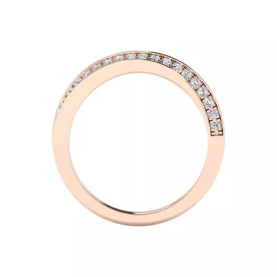 Journee Double-Row Pave Band