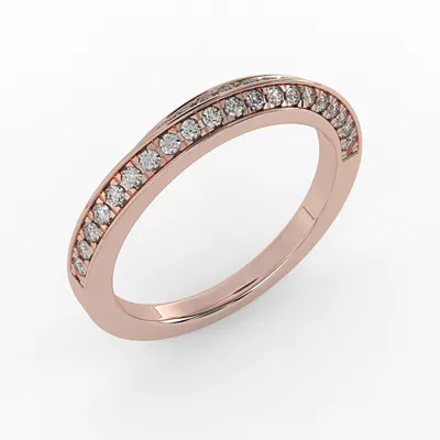Journee Double-Row Pave Band