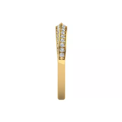 Journee Double-Row Pave Band
