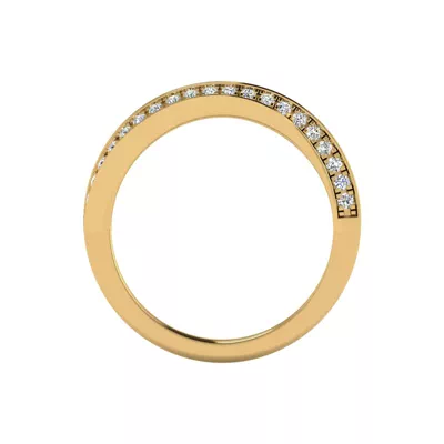 Journee Double-Row Pave Band