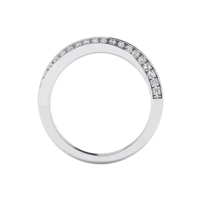 Journee Double-Row Pave Band