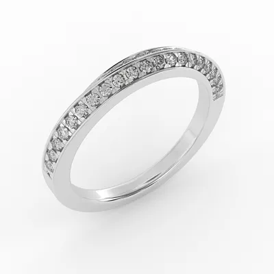 Journee Double-Row Pave Band