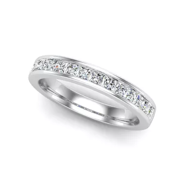 Noelle Channel-Set Princess-Cut Band