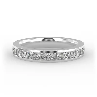 Noelle Channel-Set Princess-Cut Band