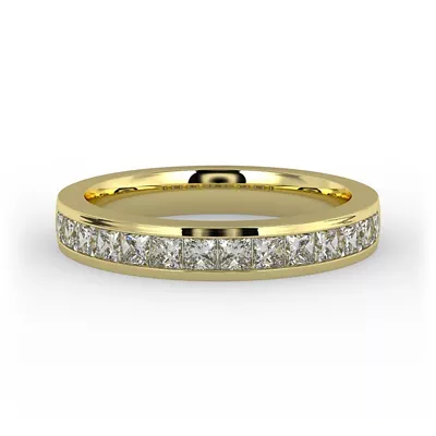Noelle Channel-Set Princess-Cut Band