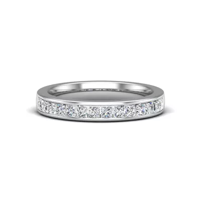 Noelle Channel-Set Princess-Cut Band