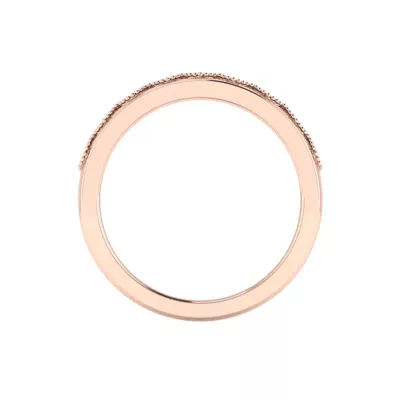 Meadow Pave And Milgrain Band