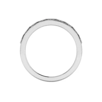 Meadow Pave And Milgrain Band