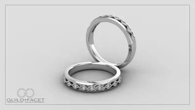 Meadow Pave And Milgrain Band