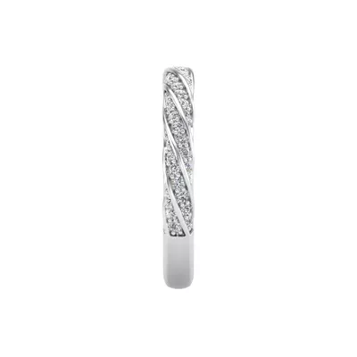 Rosa Spiral Pave Band