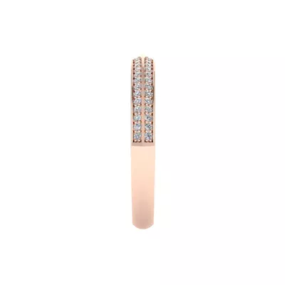 Phoenix Double Row Pave Band