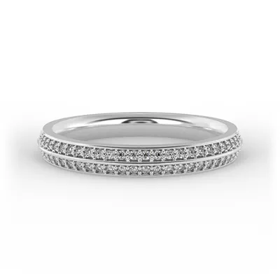 Phoenix Double Row Pave Band