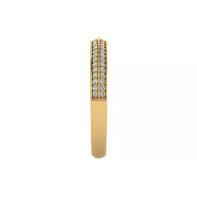 Phoenix Double Row Pave Band